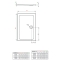 Душевой поддон Radaway Doros D 1200x1000x50 белый SDRD1210-01