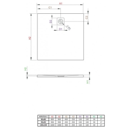 Душовий піддон Radaway Kyntos З 900x900x30 чорний HKC9090-54