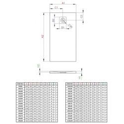 Душовий піддон Radaway Kyntos F 1000x900x30 білий HKF10090-04