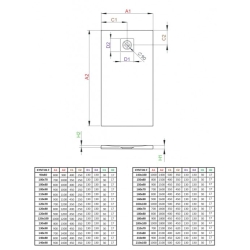 Душовий піддон Radaway Kyntos F 1200x900x30 білий HKF12090-04