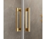 Душова кабіна Radaway Idea Gold KDD 1200x1200x2005 золото/прозоре 387064-09-01L+387064-09-01R