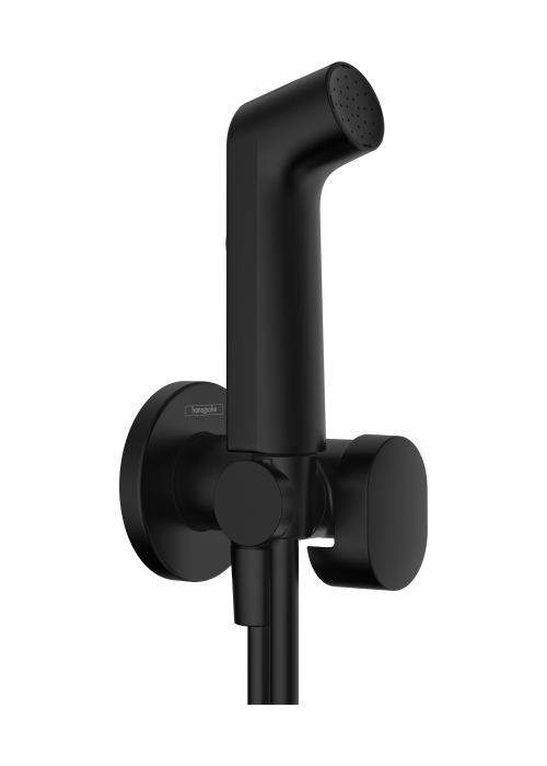 Комплект гигиенического душа Hansgrohe S EcoSmart+ на холодную воду MattBlack (29230670)