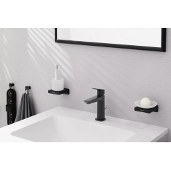 Смеситель Hansgrohe Logis Fine 110 для умывальника CoolStart с донным клапаном pop-up, Matt Black (71254670)