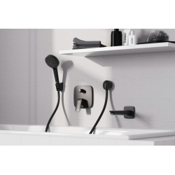 Смеситель Hansgrohe Logis скрытого монтажа ванна/душ, верхняя часть, Matt Black (71405670)