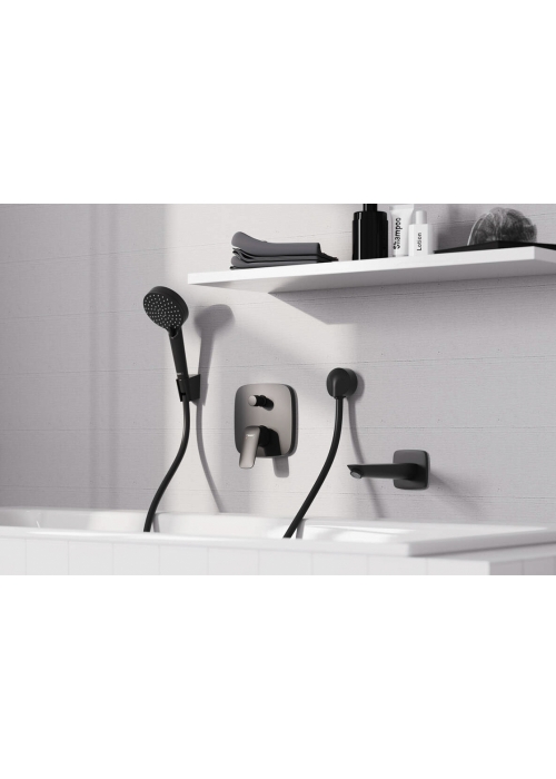 Смеситель Hansgrohe Logis скрытого монтажа ванна/душ, верхняя часть, Matt Black (71405670)