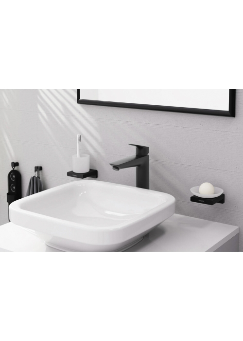 Змішувач Hansgrohe Logis 190 для умивальника, Matt Black (71090670)