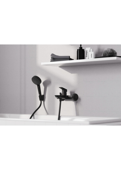 Змішувач Hansgrohe Logis для ванни, Matt Black (71400670)