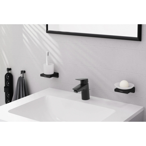 Змішувач Hansgrohe Logis 70 для умивальника, Matt Black (71070670)