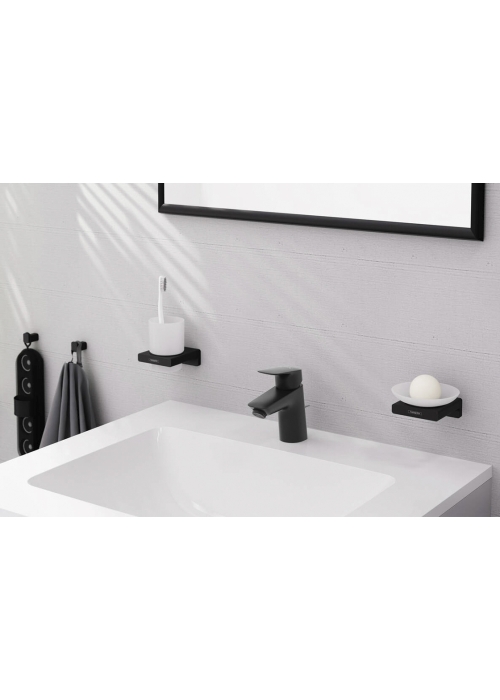 Смеситель Hansgrohe Logis 70 для умывальника, Matt Black (71070670)