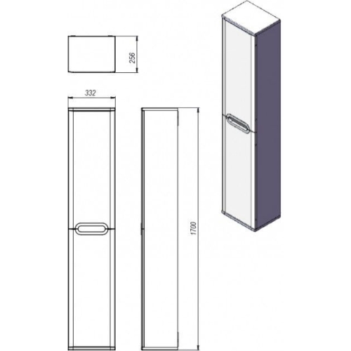 Пенал Ювента Prato PrP-170 Чорний