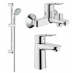 Комплект змішувачів GROHE BauLoop 123214S (23337000 + 32815000 + 27598000)