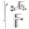 Комплект смесителей GROHE BauLoop 123214S (23337000 + 32815000 + 27598000)