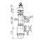 Сифон Alcaplast A441-DN50/40 для мойки c нержавеющей peшёткой