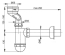 Сифон Alcaplast A45 для писсуара