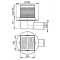 Сливной трап Alcaplast APV31 105x105/50 мм