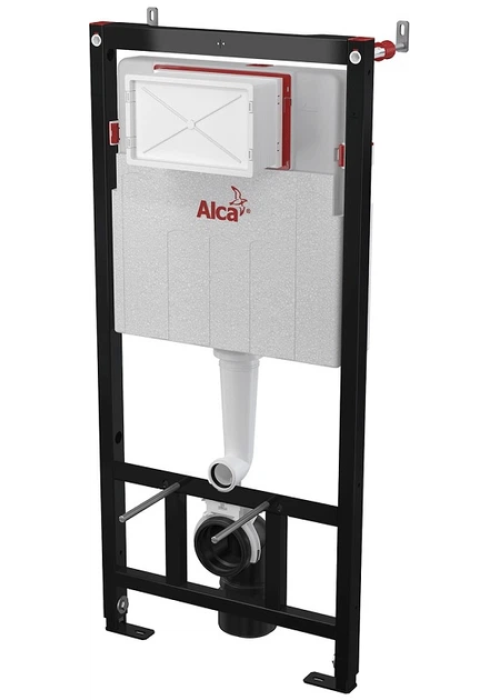 Інсталяція ALCA PLAST AM101/1120 з панеллю змиву M570 та звукоізоляційною прокладкою M91 Білий