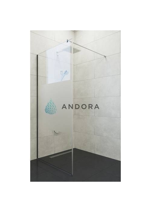 Стенка для душа Andora Summer WALK-IN 900*2000 мм, декор, безопасное стекло ANWMZ90200