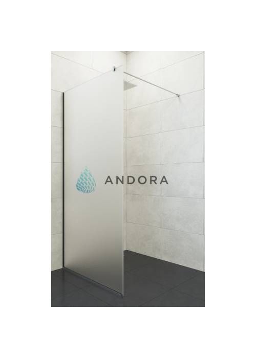 Стенка для душа Andora Summer WALK-IN 800*2000 мм, матовая, безопасное стекло ANWS80200