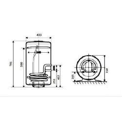 Водонагреватель Atlantic Combi Opro CWH 080 D400-2-B