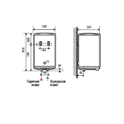 Водонагреватель Atlantic Opro Slim PC 50