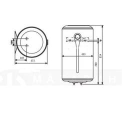 Водонагреватель Atlantic Opro Turbo VM 080 D400-2-B