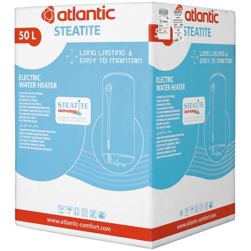 Водонагрівач ATLANTIC Ego Steatite 50 VM 050 D400-1-BC 1200W