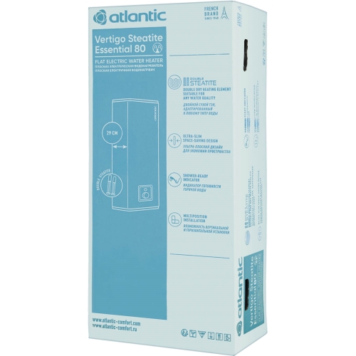 Водонагрівач ATLANTIC Vertigo Steatite Essential 80 MP-065 2F 220E-S (1500W)