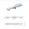 Линейный душевой трап BESCO Virgo White 90