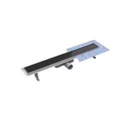 Лінійний душовий трап BESCO Virgo Black 60