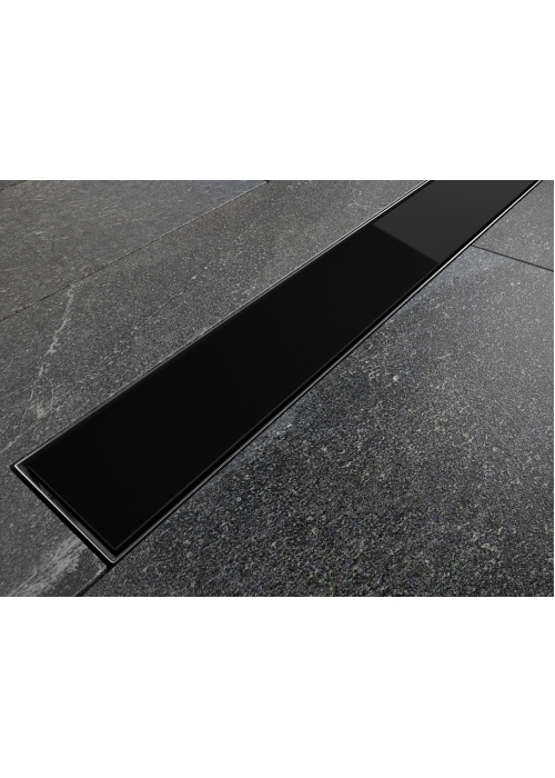 Линейный душевой трап BESCO Virgo Black 70