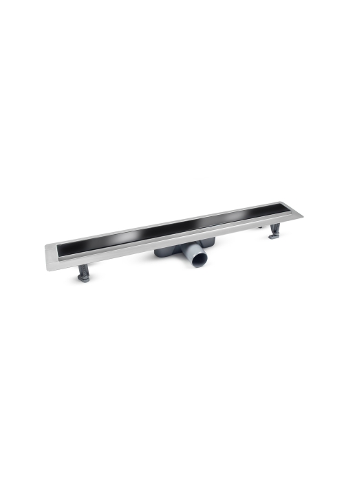 Линейный душевой трап BESCO Virgo Black 70