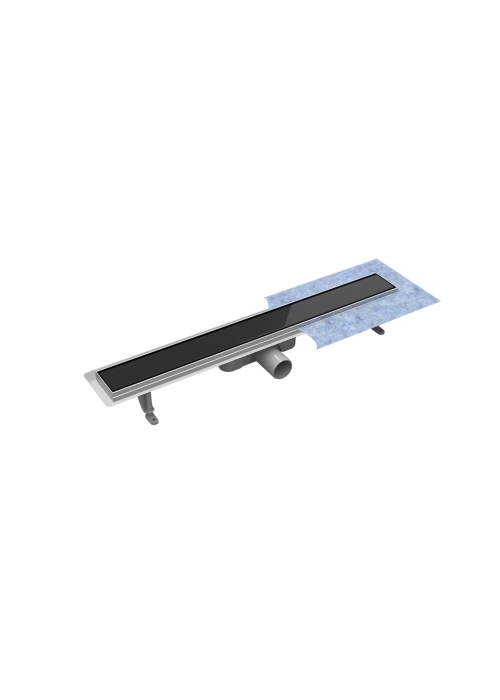 Линейный душевой трап BESCO Virgo Black 70
