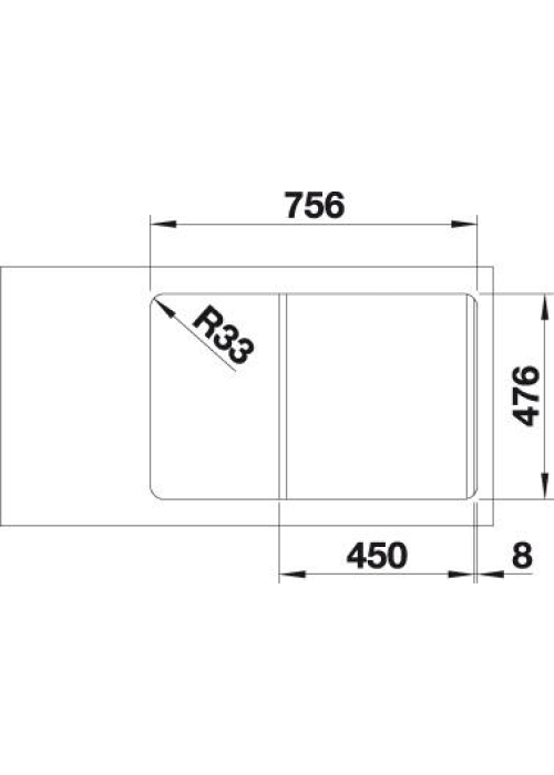 Кухонна мийка Blanco LANTOS 45 S-IF Compact 519059