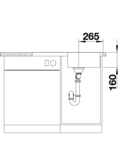 Кухонна мийка Blanco LANTOS 45 S-IF Compact 519059