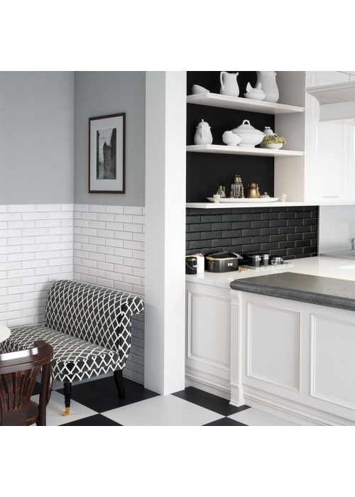 Плитка Cerrad Elewacja Foggia Nero 6,5х24,5