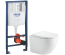 Комплект: Інсталяційна система Grohe Rapid SL 38772001 + Підвісний унітаз Devit Vortex Flush білий із сидінням дюропласт soft-close, 591704