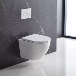 Комплект: Инсталляционная система Grohe Rapid SL 38772001 + Подвесной унитаз Devit Flow белый с сидением дюропласт soft-close, DFL0460111W 