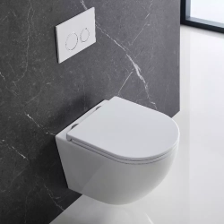 Комплект: Инсталляционная система Grohe Rapid SL 38772001 + Подвесной унитаз Devit Flow белый с сидением дюропласт soft-close, DFL0460111W 