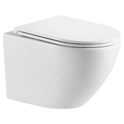 Комплект: Инсталляционная система Grohe Rapid SL 38772001 + Подвесной унитаз Devit Flow белый с сидением дюропласт soft-close, DFL0460111W 