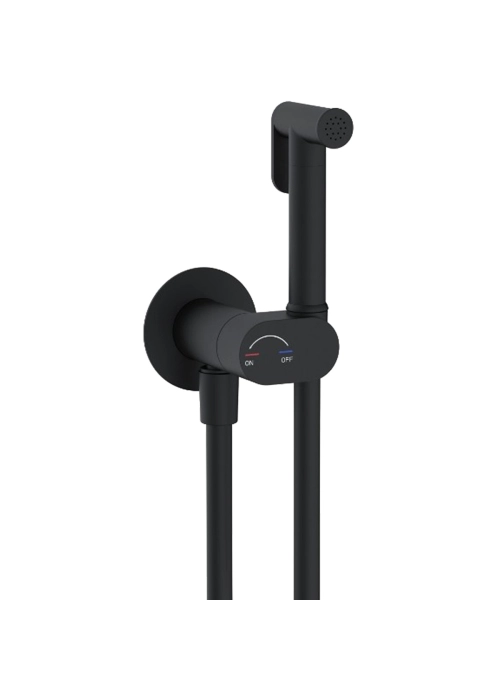 Комплект гігієнічного душу Devit Flow black mat 592992 