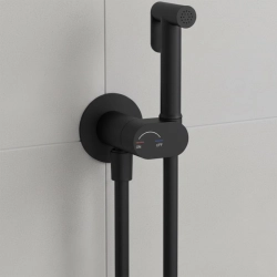 Комплект гігієнічного душу Devit Flow black mat 592992 