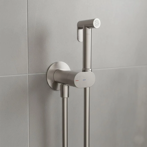 Комплект гігієнічного душу Devit Flow brushed nickel 592993 