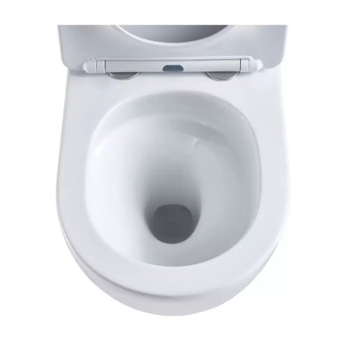 Унітаз підвісний Devit Flow безободковий із сидінням soft-close дюропласт DFL0460111W Білий глянцевий