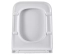 Сидіння для унітазу Devit Grid DGR0760111W soft-close, біла