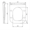 Сидіння для унітазу Devit Grid DGR0760111W soft-close, біла