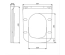 Сидіння для унітазу Devit Grid DGR0760111W soft-close, біла