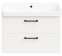 Тумба з умивальником Devit Urbanis 80 білий 454080W