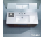 Раковина прямокутна меблева/підвісна Duravit Vero 125x49 см, з отвором для змішувача, з переливом, білий 0329120000