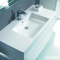 Раковина прямокутна меблева/підвісна Duravit Vero 125x49 см, з отвором для змішувача, з переливом, білий 0329120000
