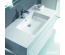 Раковина прямокутна меблева/підвісна Duravit Vero 125x49 см, з отвором для змішувача, з переливом, білий 0329120000